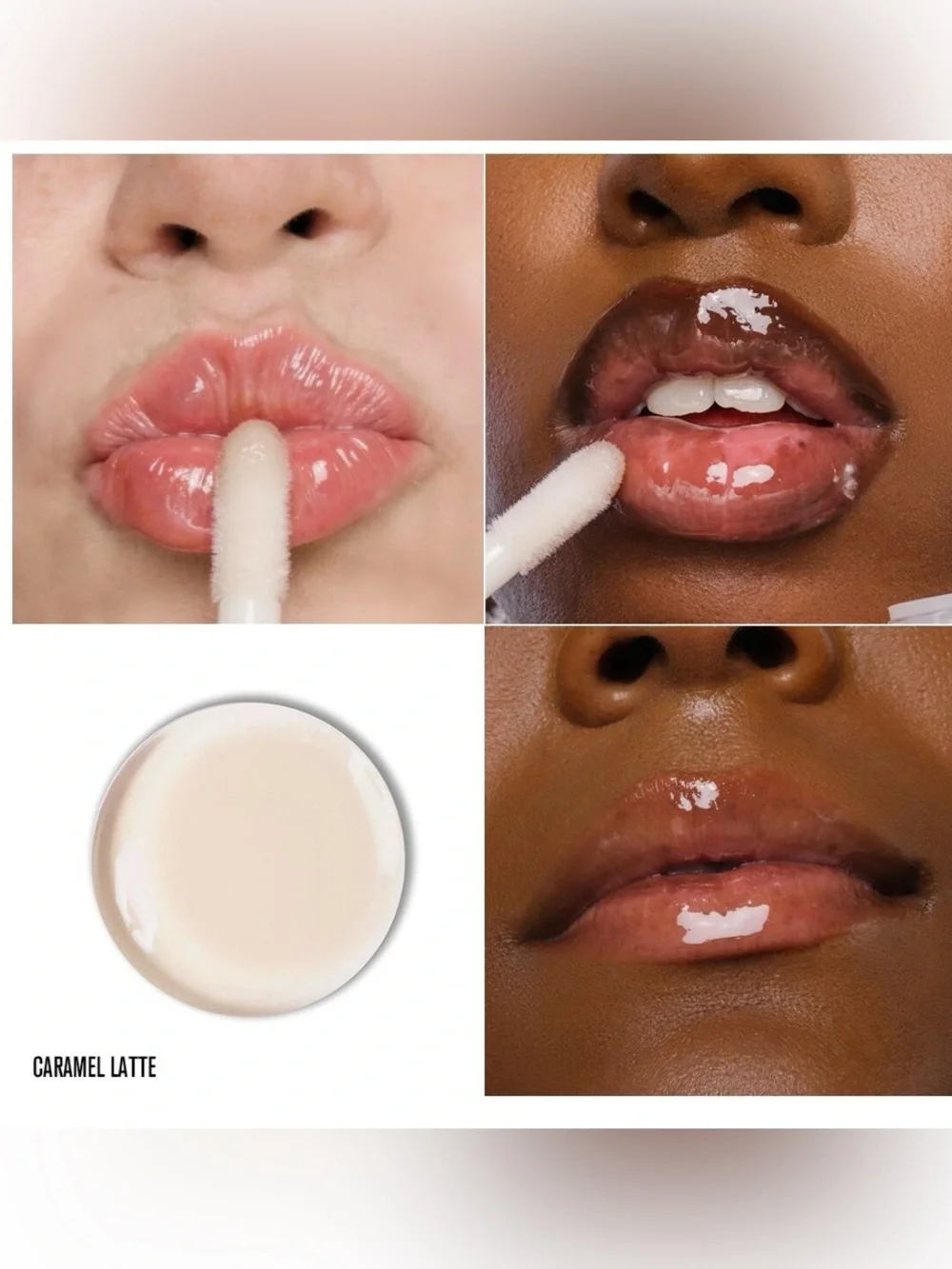 Jeffree Star Skin Caramel Latte Brown Lip Oil Stimulates Collagen Production Plu
